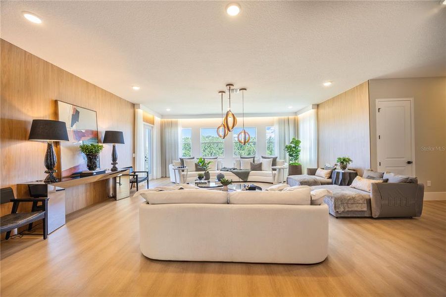 Furnished interior view inside a new home in Avalon Ridge, Winter Garden (Image 41).