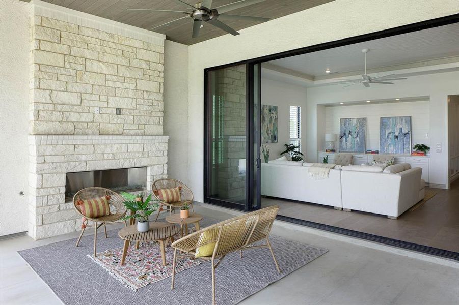 Furnished interior view inside a new home in Robson Ranch Texas, Denton (Image 22). Furnished interior view inside a new home in Robson Ranch Texas, Denton (Image 22).