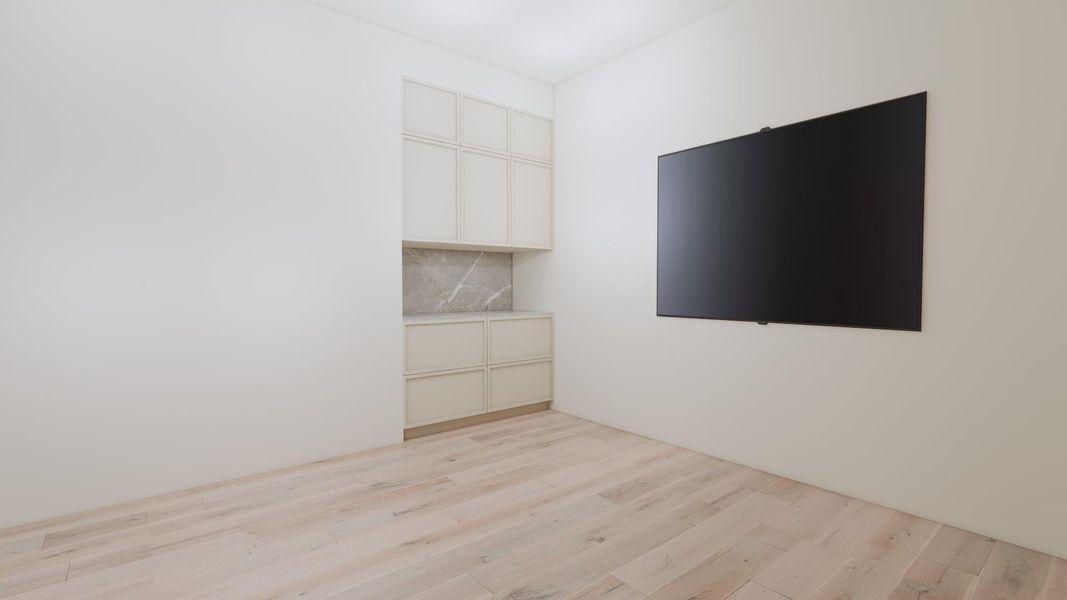 Media room rendering Media room rendering