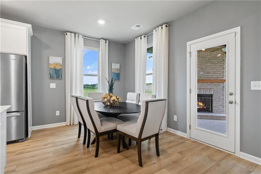 Furnished interior view inside a new home in Riverbend Overlook, Fayetteville (Image 29).