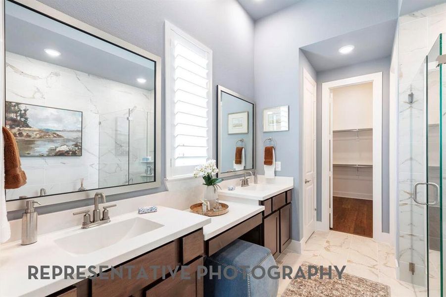 Furnished interior view inside a new home in Tavolo Park, Fort Worth (Image 30).
