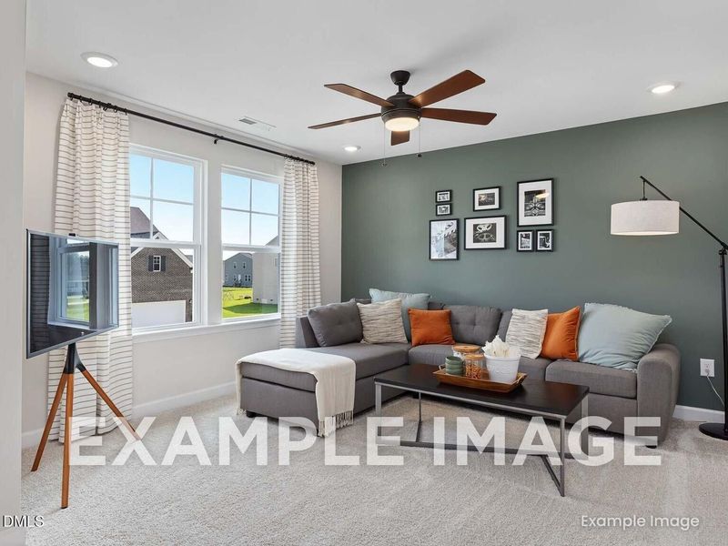 Furnished interior view inside a new home in Sage on North Main, Wake Forest (Image 15).