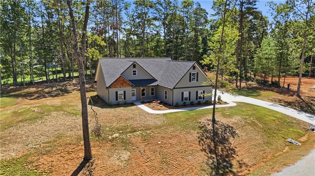 Front exterior of a new home in , Clarkesville, GA, highlighting curb appeal (Image 24).