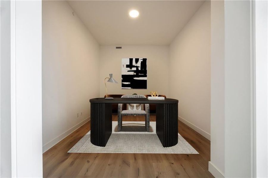 Furnished interior view inside a new home in The Dillon Buckhead, Atlanta (Image 6).