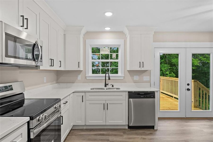 Furnished interior view inside a new home in , Calhoun (Image 11).