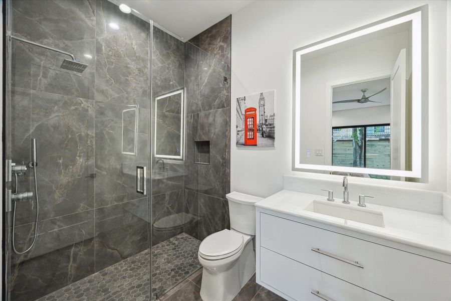 Furnished interior view inside a new home in , Houston (Image 22).