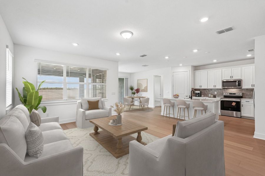 Furnished interior view inside a new home in Seaire, Parrish (Image 9).