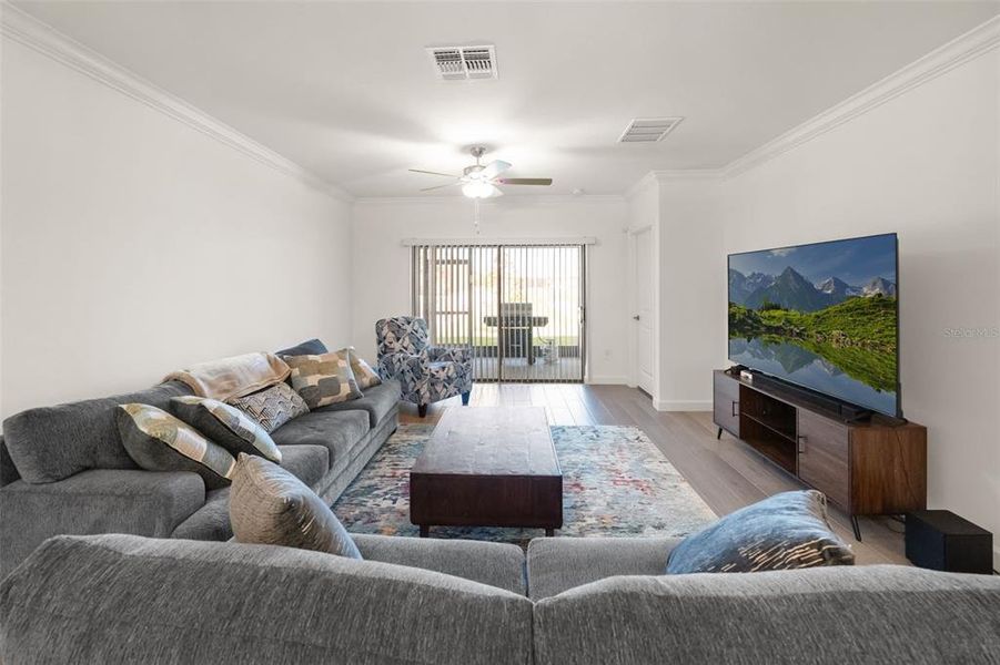Furnished interior view inside a new home in Southshore Bay Active Adult, Wimauma (Image 12).