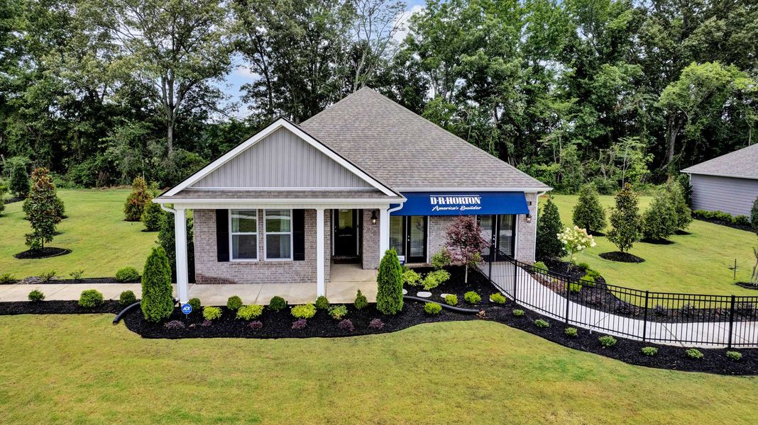 Front exterior of a new home in Village Park, Oakland, TN, highlighting curb appeal (Image 2).
