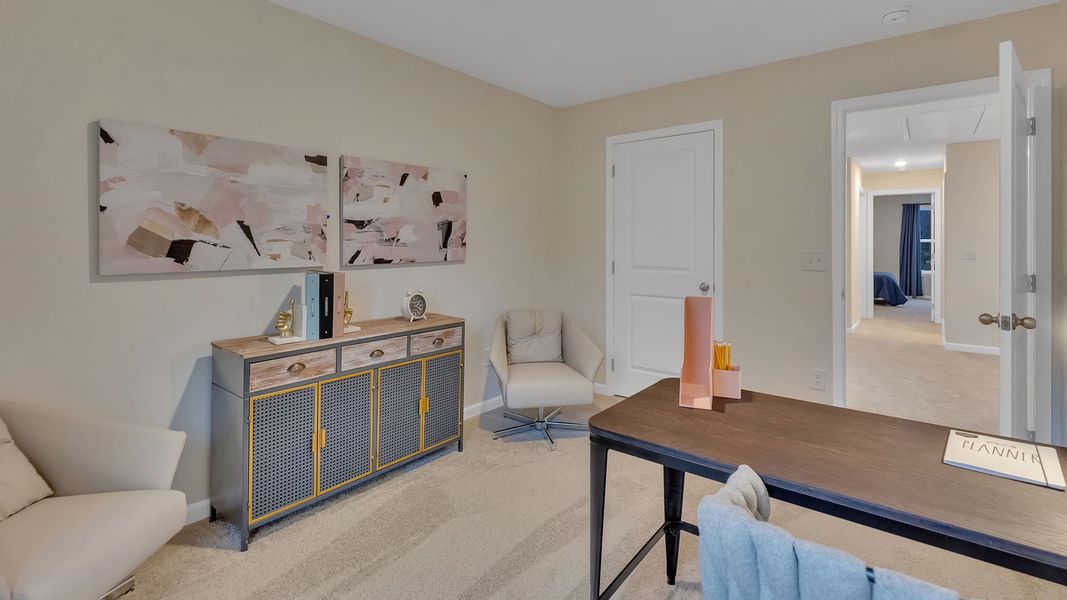 Furnished interior view inside a new home in Keebler Meadows, Johnson City (Image 21). Furnished interior view inside a new home in Keebler Meadows, Johnson City (Image 21).