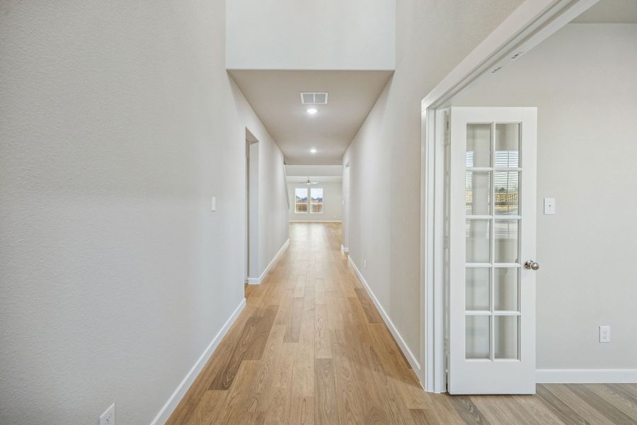 Entryway in the Wimbledon home plan by Trophy Signature Homes – REPRESENTATIVE PHOTO