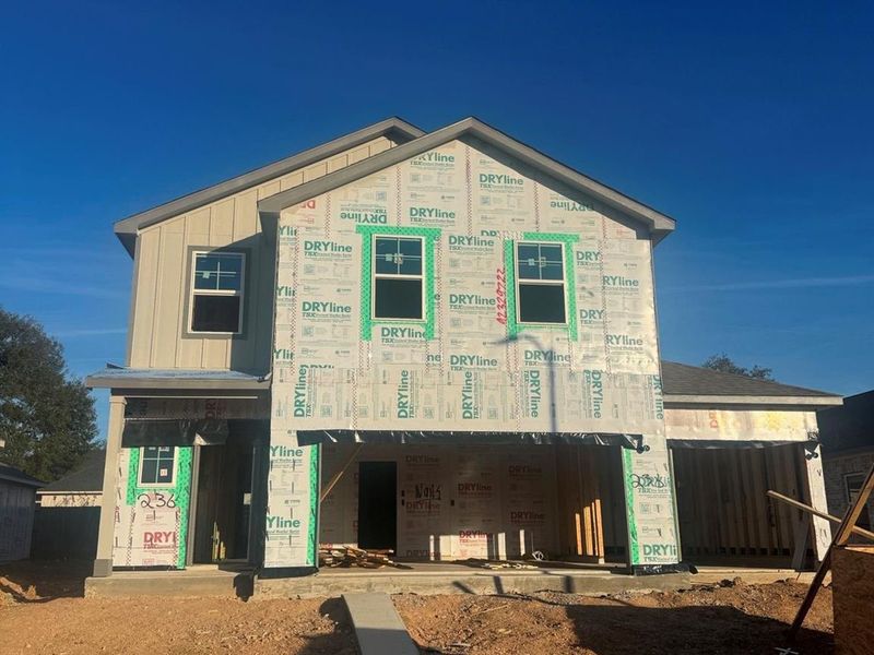In-progress construction of a new home in Windmill Estates, Magnolia, TX (Image 6). In-progress construction of a new home in Windmill Estates, Magnolia, TX (Image 6).