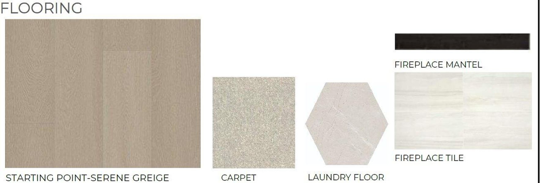 Sample of building materials used in homes in Evergrove, Richmond (Image 9).