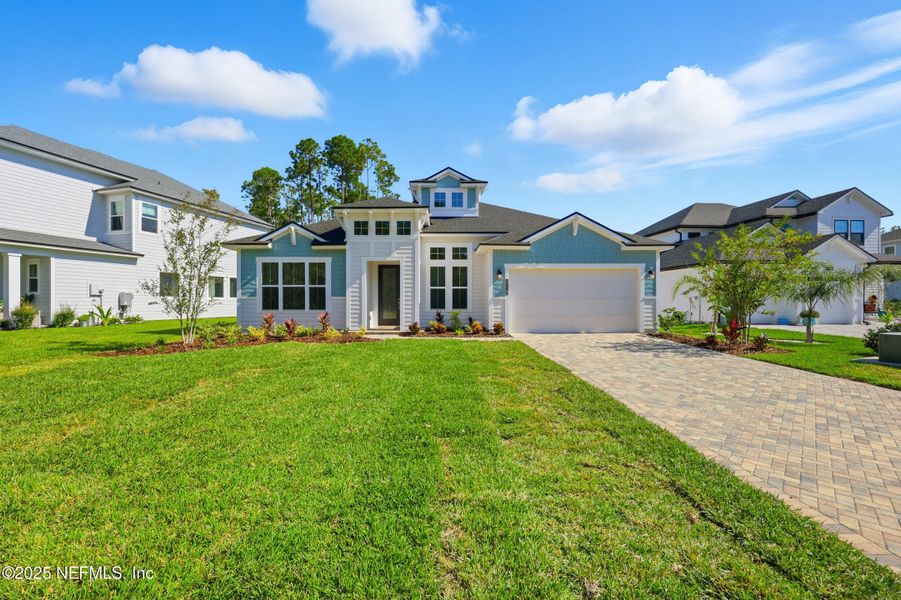 Exterior details and patio area of a home in West End at Town Center, Ponte Vedra (Image 25). Exterior details and patio area of a home in West End at Town Center, Ponte Vedra (Image 25).