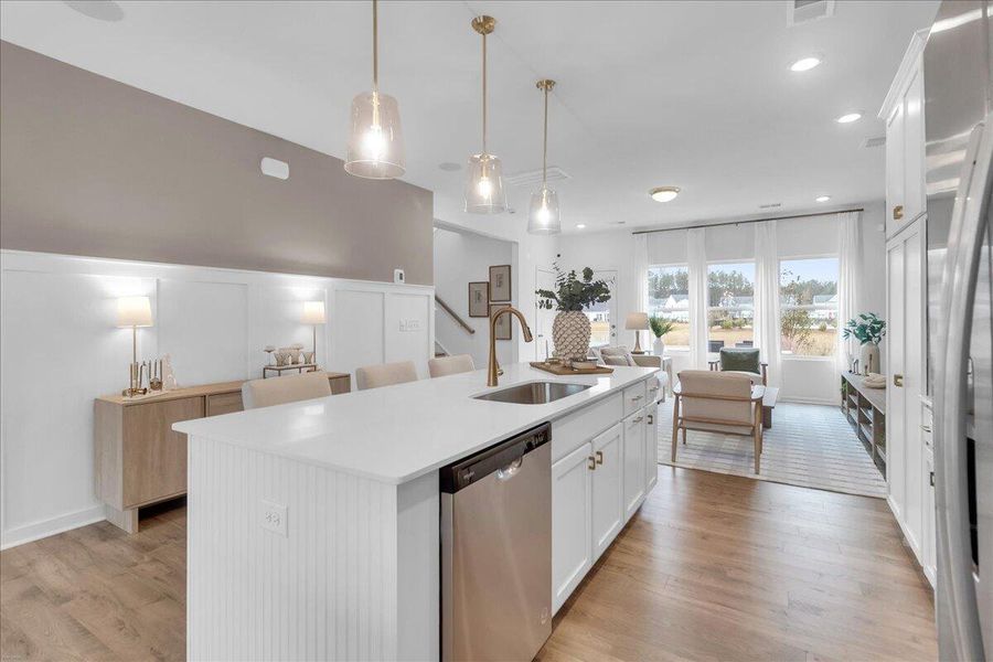 Furnished interior view inside a new home in , Ravenel (Image 24).
