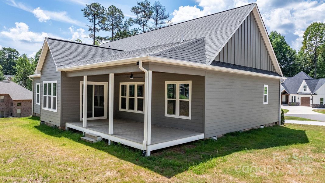 Front exterior of a new home in , Hickory, NC, highlighting curb appeal (Image 24).