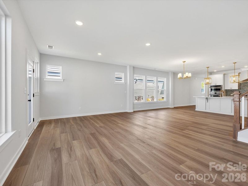 Spacious, unfurnished interior of a new home in North Creek Village - Townhomes, Huntersville (Image 17). Spacious, unfurnished interior of a new home in North Creek Village - Townhomes, Huntersville (Image 17).