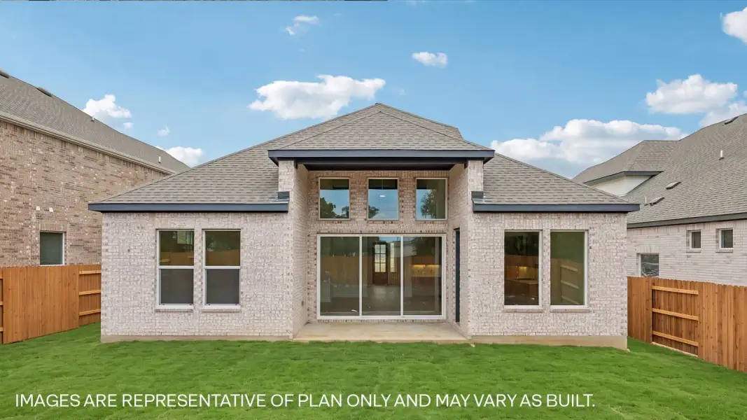 Exterior details and patio area of a home in The Enclave at Bar W Ranch, Leander (Image 22).