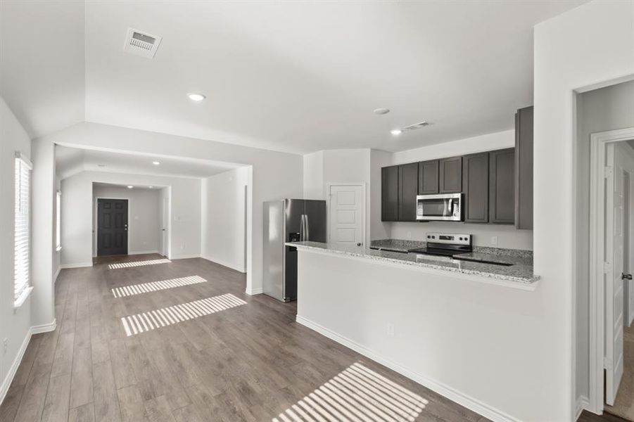 Furnished interior view inside a new home in Christian Meadows, Ennis (Image 6).