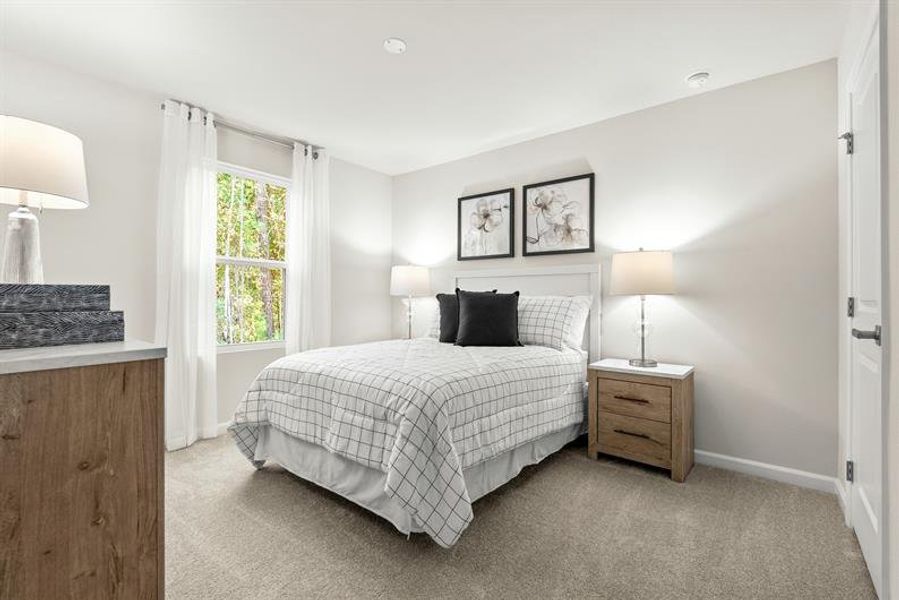 Representative furnished interior of a home built from the Fairview by Ryan Homes in Oakwood Trace, Fairburn (Image 30).