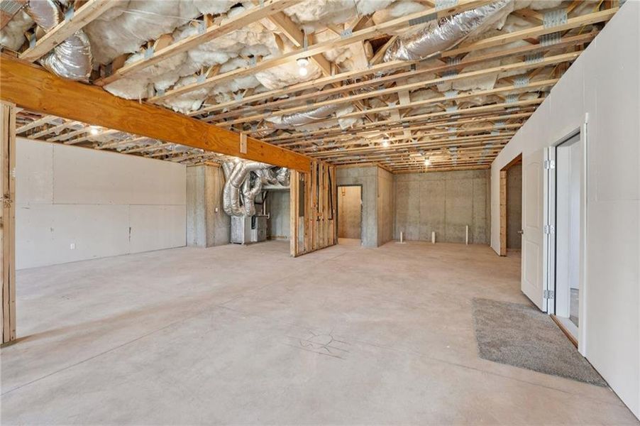 In-progress construction of a new home in , Canton, GA (Image 84).