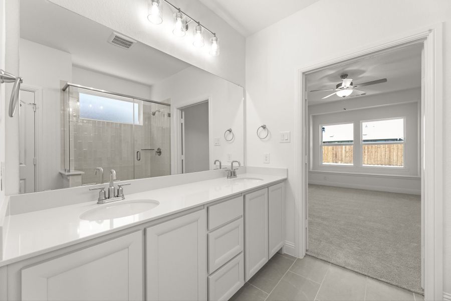 Furnished interior view inside a new home in The Reserve at Spiritas Ranch, Little Elm (Image 11).