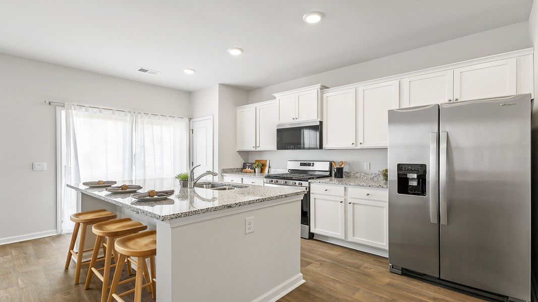 Furnished interior view inside a new home in Carolina Groves Townhomes, Moncks Corner (Image 9).