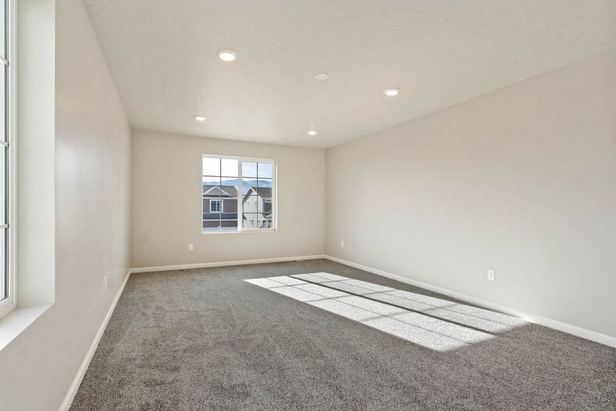 Spacious, unfurnished interior of a new home in Reunion, Commerce City (Image 24). Spacious, unfurnished interior of a new home in Reunion, Commerce City (Image 24).