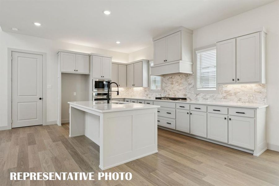 You'll find outstanding prep and storage space in our Rennes kitchen.  REPRESENTATIVE PHOTO