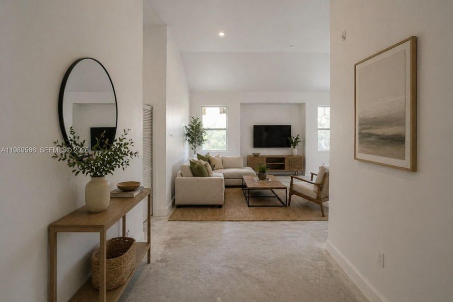 Image digitally enhanced and virtually altered; actual property condition may differ.