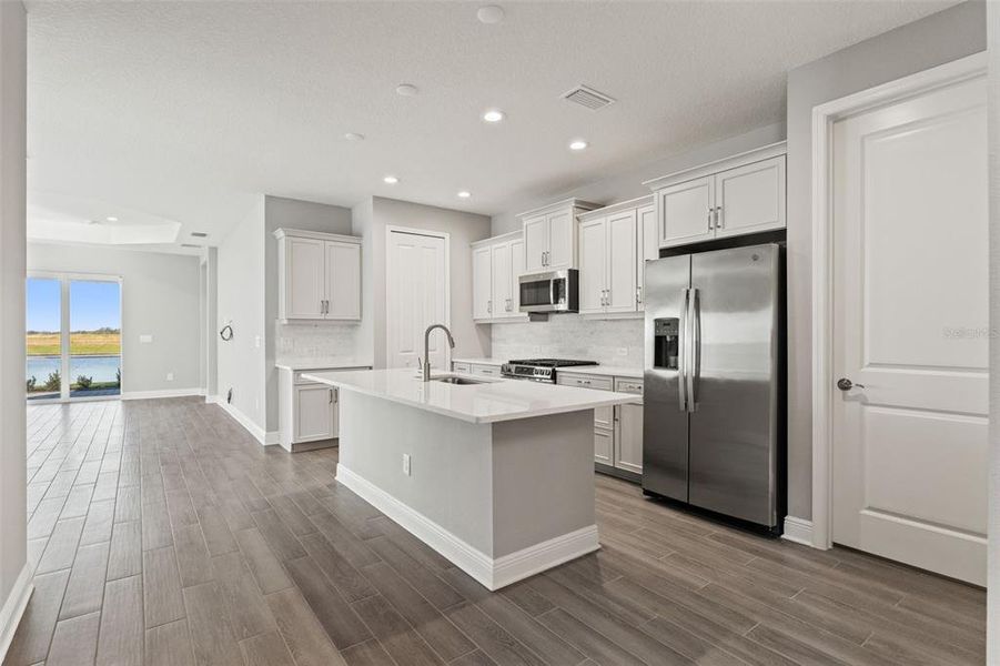 Furnished interior view inside a new home in Palm Grove, Lakewood Ranch (Image 17). Furnished interior view inside a new home in Palm Grove, Lakewood Ranch (Image 17).