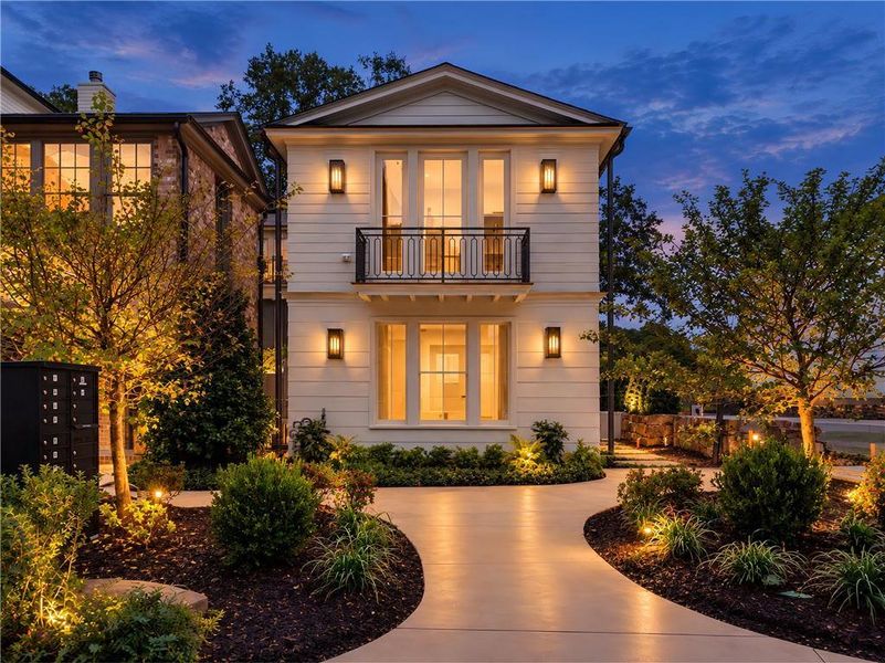 Front exterior of a new home in , Atlanta, GA, highlighting curb appeal (Image 27). Front exterior of a new home in , Atlanta, GA, highlighting curb appeal (Image 27).