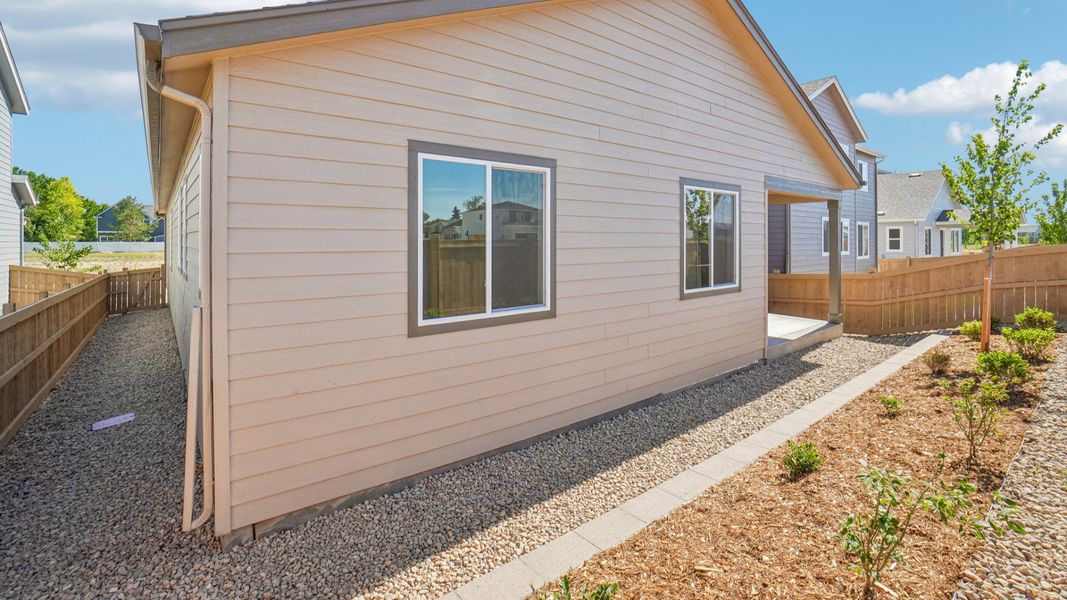 Exterior details and patio area of a home in Trevenna, Windsor (Image 2).