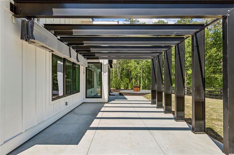 Exterior details and patio area of a home in , Marietta (Image 4).
