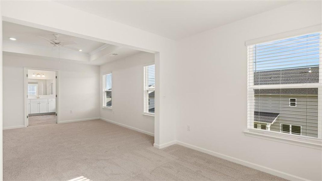 Spacious, unfurnished interior of a new home in The Gates at Pates Creek, Hampton (Image 29).