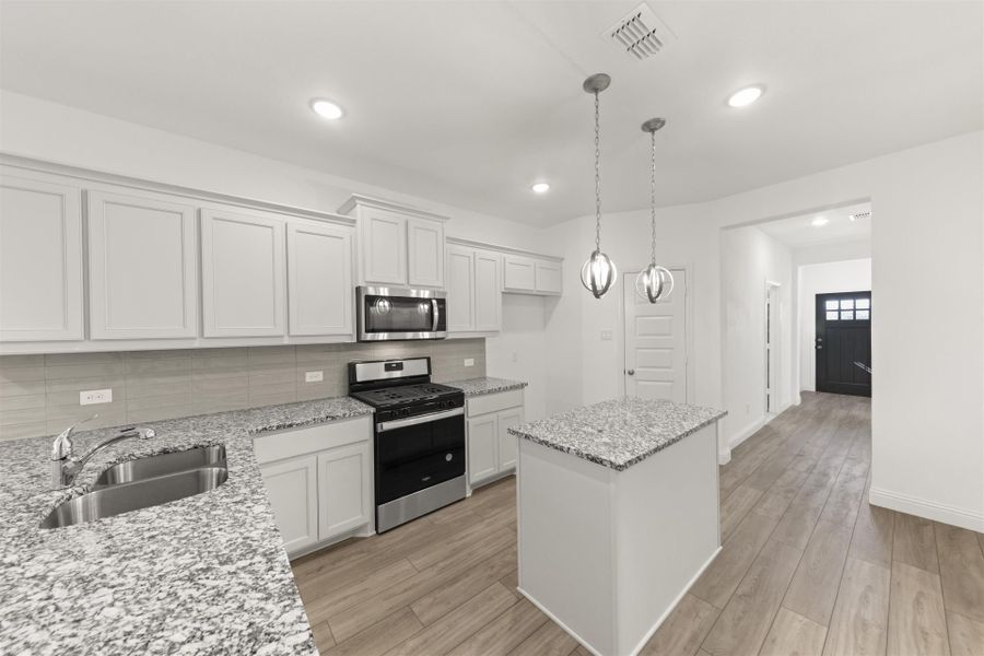 Furnished interior view inside a new home in Town Park, Princeton (Image 2). Furnished interior view inside a new home in Town Park, Princeton (Image 2).