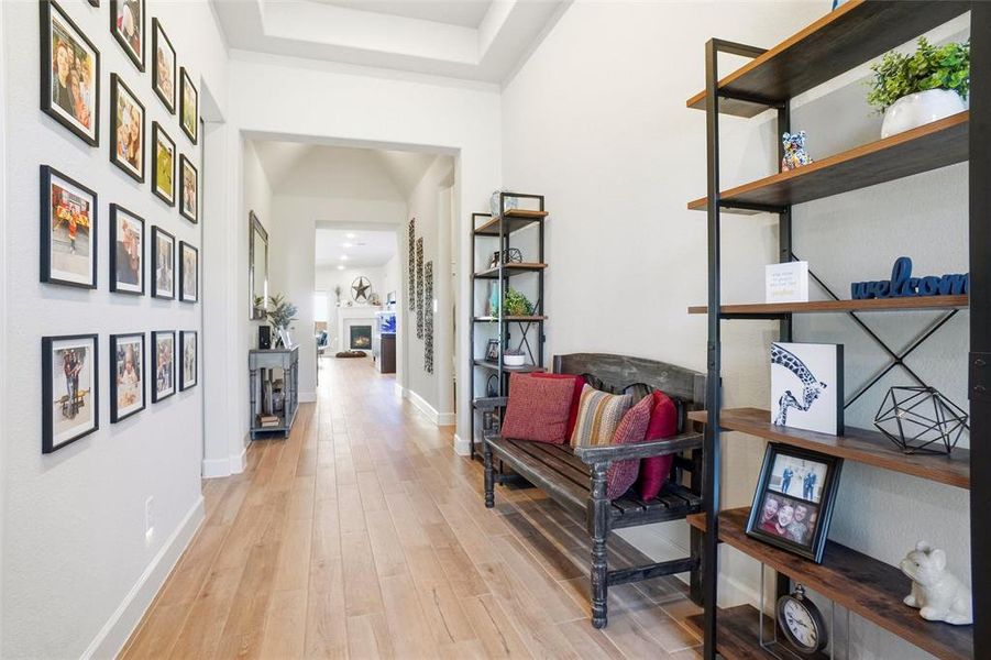 Furnished interior view inside a new home in Reunion 50', Rhome (Image 19). Furnished interior view inside a new home in Reunion 50', Rhome (Image 19).