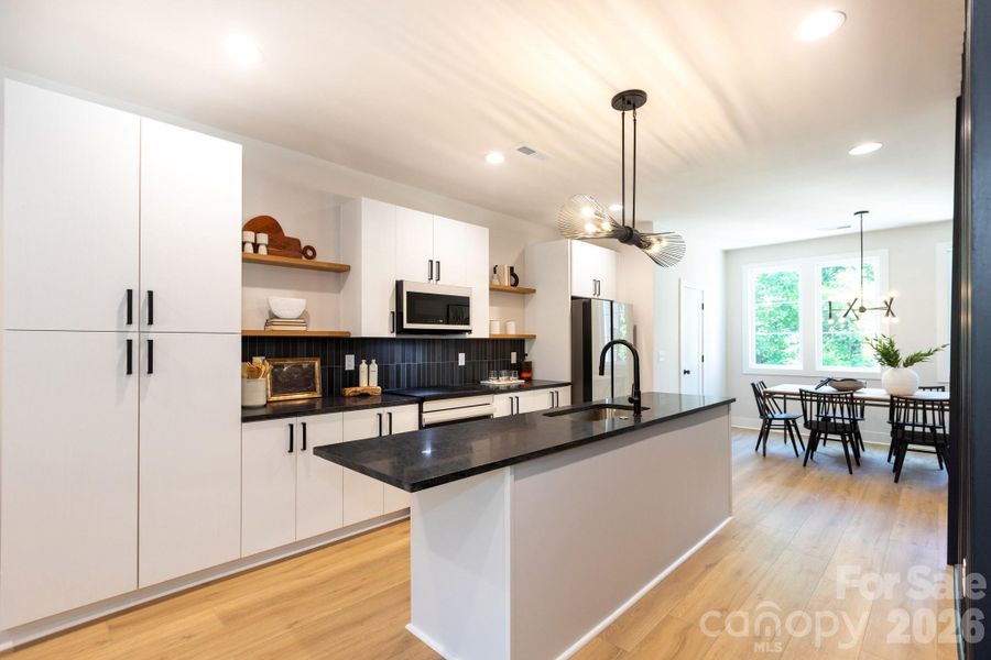 Furnished interior view inside a new home in , Charlotte (Image 6).