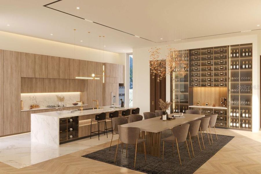 Furnished interior view inside a new home in , Sarasota (Image 7).