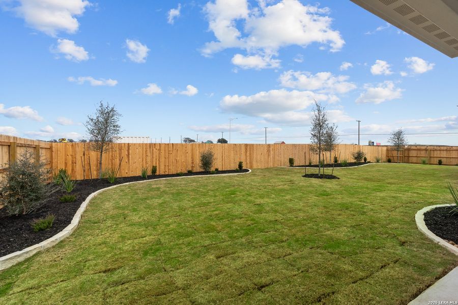 Exterior details and patio area of a home in Meadows at Clear Springs, New Braunfels (Image 3). Exterior details and patio area of a home in Meadows at Clear Springs, New Braunfels (Image 3).