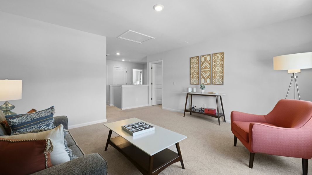 Representative furnished interior of a home built from the MANNING by D.R. Horton in Pineview North, Summerville (Image 24). Representative furnished interior of a home built from the MANNING by D.R. Horton in Pineview North, Summerville (Image 24).