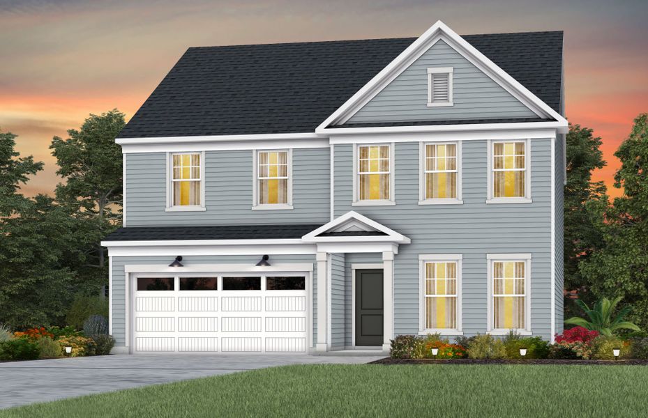 Representative exterior photo of a completed home built from the Marshall by Pulte Homes in The Retreat at Carolina Ridge, Harrisburg, NC (Image 25).