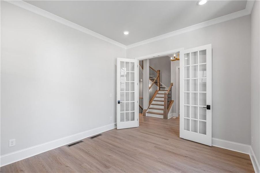 Spacious, unfurnished interior of a new home in , Peachtree Corners (Image 22). Spacious, unfurnished interior of a new home in , Peachtree Corners (Image 22).