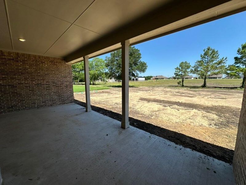 Exterior details and patio area of a home in Fannin Ranch, Leonard (Image 8). Exterior details and patio area of a home in Fannin Ranch, Leonard (Image 8).