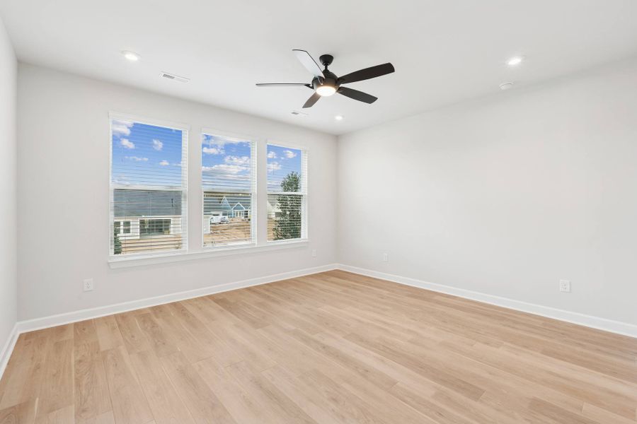 Representative unfurnished interior of a home built from the Aspen Creek by Tri Pointe Homes in The Meadows Collection at Serenity, Fuquay Varina (Image 18).