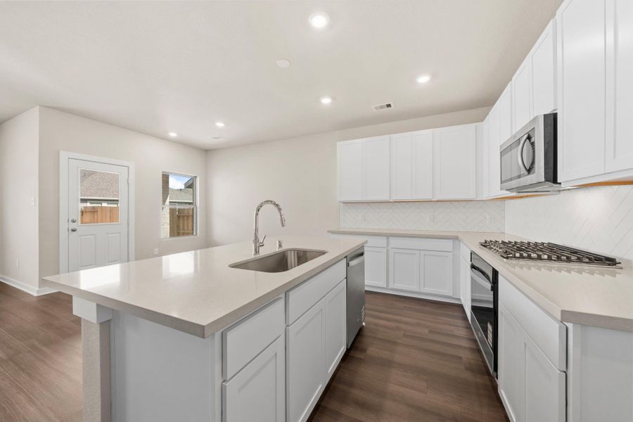 Furnished interior view inside a new home in Windrose Green, Angleton (Image 6).