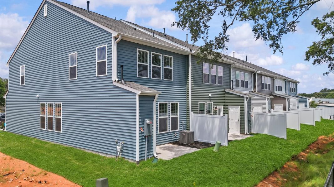 Front exterior of a new home in Saluda Crossing, Piedmont, SC, highlighting curb appeal (Image 18).