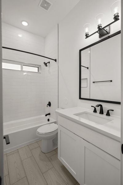 Representative furnished interior of a home built from the Torrey Pines by LEH. Homes in Verdancia, El Paso (Image 39).
