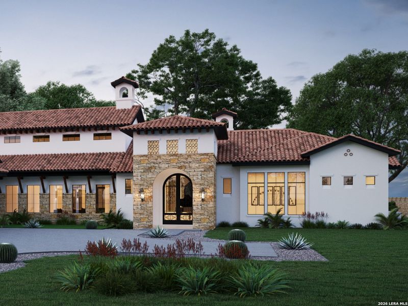 Front exterior of a new home in , San Antonio, TX, highlighting curb appeal (Image 2). Front exterior of a new home in , San Antonio, TX, highlighting curb appeal (Image 2).
