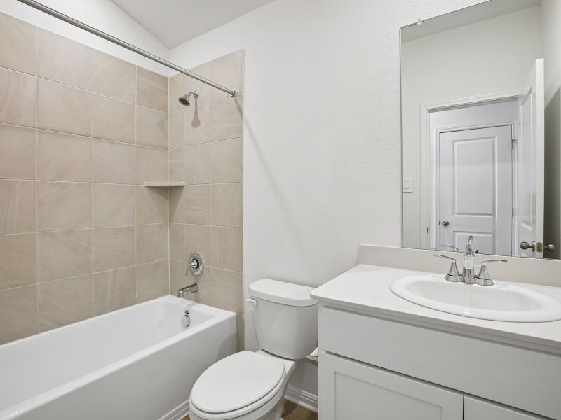 Furnished interior view inside a new home in Travena - Reserve Collection, Georgetown (Image 7).